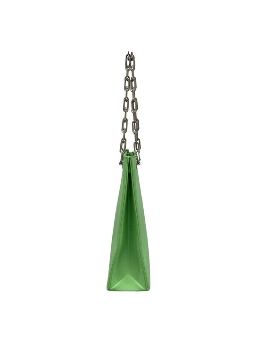 ★SOLD★ Fendi Tote Shopping Small Light Green Chain Shoulder Leather - Picture 4 of 15